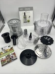 Veggie Bullet 12 Pieces & 3 Functions Shred Spiralize Processor Slicer. Fixed Price $120.00.