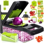 16-IN-1 Vegetable Chopper Onion Dicer Mandoline Slicer Food Cutter Kitchen Tool. Fixed Price $16.24.