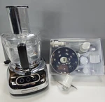 Rare Kitchenaid Food Processor Chrome KFP750CRO Commercial Tested Accessories 12. Fixed Price $174.89.