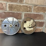 Cuisinart FP-12ASD Adjustable Slicing Disc And FP-12RSD Medium Shred. Fixed Price $34.99.