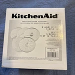 Kitchenaid Food Processor Disc Set KFP7DS For 9&12 Cup KFP740 750, KFPW760 770. Fixed Price $29.99.