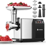 Meat Grinder Electric 3000W Max With Touch Color Screen, Auto-reverse & Built-in. Fixed Price $161.10.