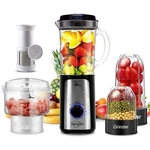 Sangcon 5 In 1 Blender And Food Processor Combo For Kitchen, Small Electric. Fixed Price $79.98.