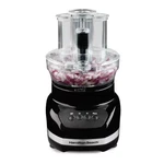 Big Mouth Duo Plus 12-CUP 2-SPEED Black Food Processor With 4-CUP Bowl. Fixed Price $79.69.