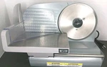 Weston 61-0750-W Silver 7.5" Meat Slicer Cutter. Fixed Price $45.99.