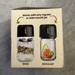 Playful Personal Blender Black Motor Base Works With Regular & Wide Mouth Jars. Fixed Price $12.00.