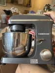 Farberware 5 Quart 600W 6-SPEED Professional Stand Mixer With Beater, Dough Hook. Fixed Price $80.00.