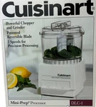 Cuisinart Mini-prep Food Processor DLC-1 Chopper 2-SPEED Grinder. Fixed Price $33.99.