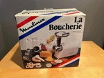 Moulinex La Boucherie Culinary Workshop Food Processor Meat Grinder Complete. Fixed Price $99.00.