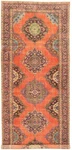 5'0" X 12'8" Vintage Hand-knotted Runner Rug Traditional Oriental Wool Carpet. Fixed Price $507.00.