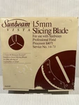 Food Processor Sunbeam Vista Professional 1.5 Mm Slicing Blade #84071 Vintage. Fixed Price $15.62.