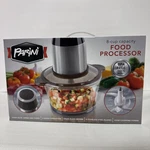 New Parini Food Processor, 8 Cup 2 Speed 450W, Bpa Free, Stainless-steel Blades. Fixed Price $15.00.