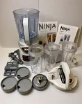 Ninja BL204 Kitchen System Pulse Blender W/ Attachments + Instructions *read. Fixed Price $82.95.