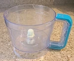 Wolfgang Puck Bistro Food Processor Bowl BBFLP050 Tested Teal. Fixed Price $19.95.