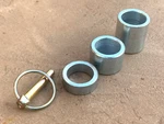 King Kutter Height Spacer Kit 502120 1/2", 1", 1-1/2" & Pin. Fixed Price $14.39.