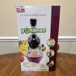 Dole Yonanas Electric Healthy Frozen Fruit Dessert Treat Maker Machine Open Box. Fixed Price $39.99.