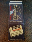 Vintage Matchcover: Loretto Frozen Food, L'alcove Castle Restaurant, Olean, Ny. Fixed Price $6.24.