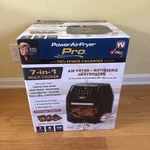 Power Oven 7-IN-1 Multi Cooker Fryer. Dehydrator, Rotisserie Nib. Fixed Price $249.99.