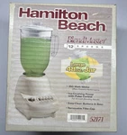 Hamilton Beach Blendmaster 12 Speed 48OZ Blender Nos Usa. Fixed Price $39.95.