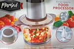 Parini Food Processor - 8 Cup 2 Speed 450W Bi Level Stainless Steel Blades New. Fixed Price $49.99.