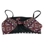 Beach Betty Miracle Brands Bikini Top Cups Tie Front Geometric Tribal Colorful. Fixed Price $5.99.