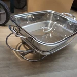 Cuisinart Classic Entertaining 5-QT. Stainless Rectangular Buffet Server. Fixed Price $25.00.