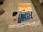 Sklz Deluxe Football Set Man 9 Belts 18 Flags 4 Cones. Fixed Price $9.00.