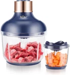 Bear Food Processor, Electric Chopper With Glass Bowls (8 CUP+2.5 Cup), 4. Fixed Price $74.95.