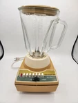 Vtg 70S Harvest Gold Hamilton Beach Scovill 14 Speed Blender 691-4 Glass Made Us. Fixed Price $24.99.