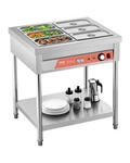 Vevor 6 X 1/3 Pans Commercial Food Warmer Electric Steam Table With Undershelf. Fixed Price $314.90.