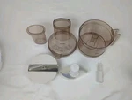 Regal Machine V813 LM1 Food Processor Parts Lid + Pusher Work Bowl Blades. Fixed Price $32.30.