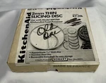 Vtg Kitchenaid K7-2SL 2MM Thin Slicing Disc For Model KFP700 Food Procecessor. Fixed Price $24.95.