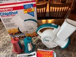 Presto Shot Electric Potato Chipper Slicer Maker Wavy 2960. Fixed Price $22.57.