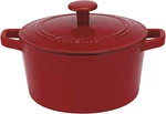 New Box Cuisinart Chef's Enameled Cast Iron 3-QUART Round Covered Casserole. Fixed Price $56.03.