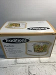New In Box Traditions By Proctor Silex Food Chopper 1/2 Cup Capacity #72588R. Fixed Price $19.85.