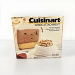 Cuisinart Whisk Attachment DLC-055 For DLC-7 Series Food Processors W/ Manual. Fixed Price $10.00.