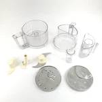 Cuisinart Prep DLC-2007N Food Processor Work Bowl Lid Chute Pusher Blades Oem. Fixed Price $69.95.