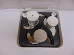 Kitchenaid Food Processor Attachments Blades Discs Storage Case Pieces 523572. Fixed Price $34.95.