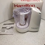 Hamilton Beach 3 Cup Electric Food Chopper Fresh Model 72600 Pulse Speeds. Fixed Price $29.95.