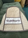 Vtg Cuisinart Food Processor Quilted Fabric Cover RN-54777 X 10.5 14. Fixed Price $15.00.