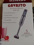 Gavasto Immersion Blender JHB-328 800 Watts Open Box. Fixed Price $80.00.