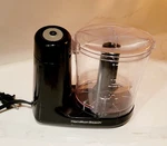 Hamilton Beach 3-CUP Electric Food Chopper W/ Bowl, Lid & Blade Black/clear. Fixed Price $16.00.