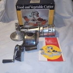 Vintage Townecraft 505CR Deluxe Food & Vegetable Cutter W/ Blades Box. Fixed Price $49.99.