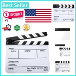Versatile Acrylic Film Slate Clapper Board 25X30CM - Designed For Creative Use. Fixed Price $31.99.