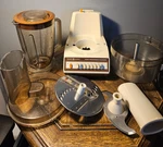 General Electric Food Processor Blender D1FP2 Multi Speed Bundle - Works. Fixed Price $59.00.