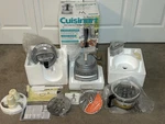 Cuisinart 12 Cup Food Processor With Blades And Accessories Model CFP-24BCPC. Fixed Price $155.00.