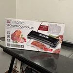 Ambiano Vacuum Food Sealer Black Automatic 110W Bags Roll Kitchen 11X10". Fixed Price $17.95.