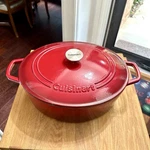 Cuisinart Quart Cast Iron Oval Casserole CI770-33RG Red Gradient. Fixed Price $99.77.