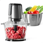 Olixis Electric Food Processor, 450W Meat Grinder & Vegetable Chopper With 2 Bow. Fixed Price $47.94.