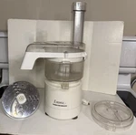 Hamilton Beach Emmie Food Processor Model 544 With Attachments Tested & Works. Fixed Price $34.00.